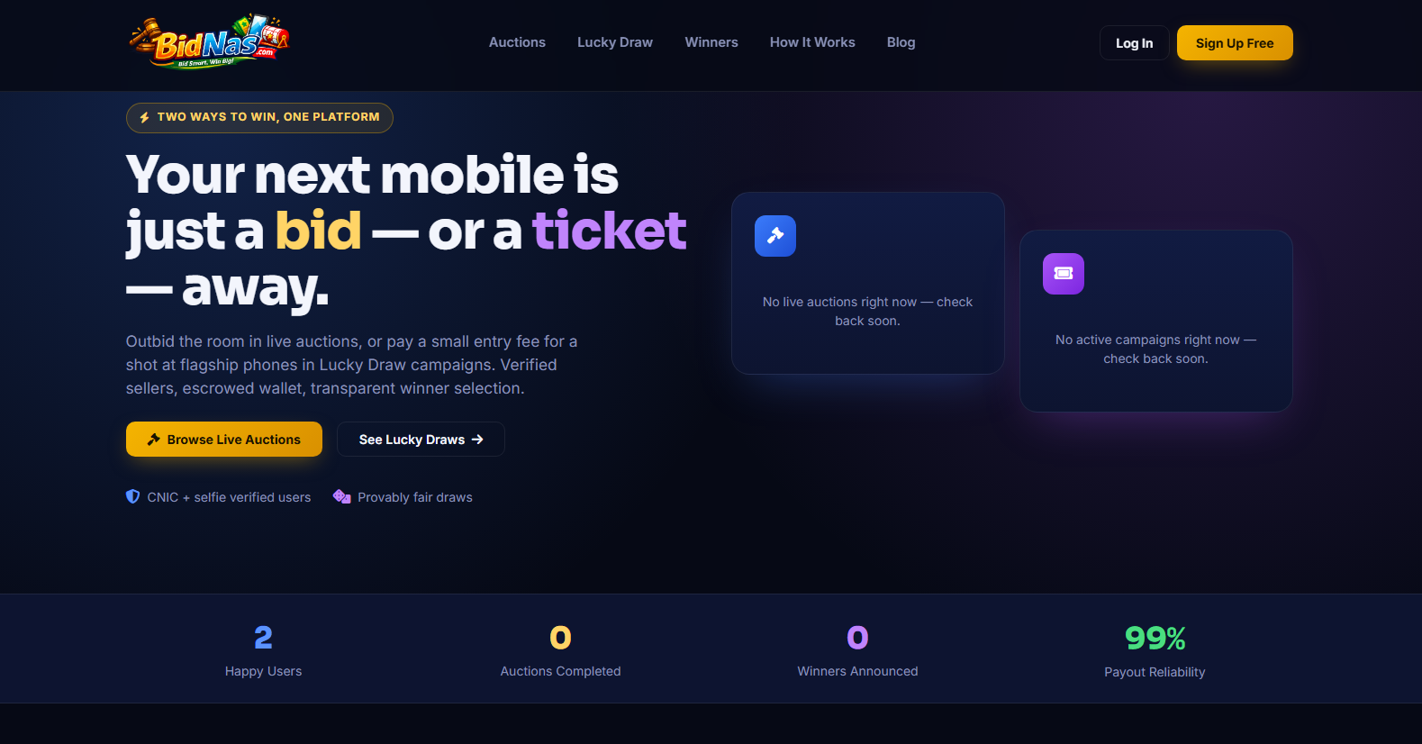 bidnas.com screenshot