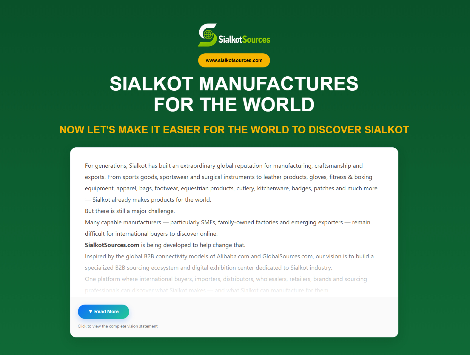 sialkotsources.com screenshot